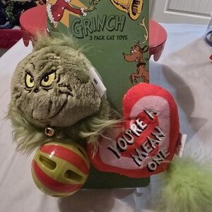 Grinch Christmas 3 Pack‎ Cat Toys